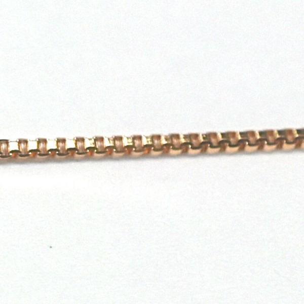【18金】K18ピンクゴールドネックレスチェーン40cm 0.5mm