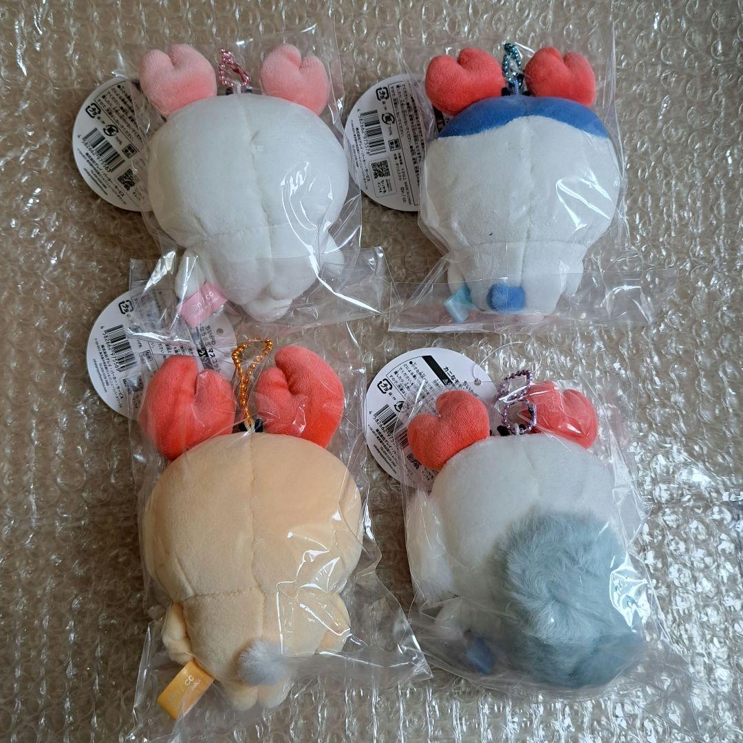正規品　ちいかわ　ハチワレ　うさぎ　モモンガ　カニなマスコット　ロブスター
