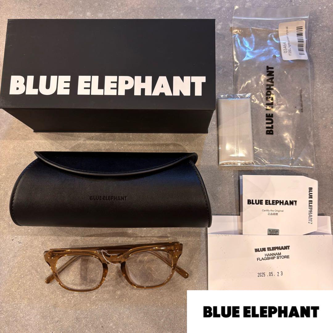 メガネ BLUE ELEPHANT ITZEL 5JH288 BLUE ELEPHANT ITZEL light brown crystal - メルカリ