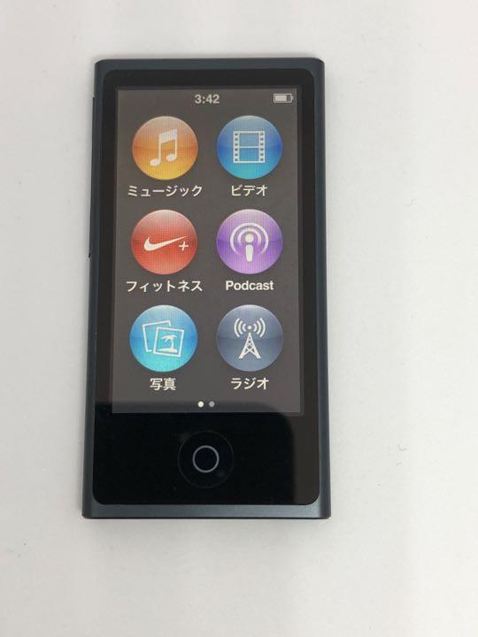 ipod nano 16GB A1446 スレート　ブラック　第7世代