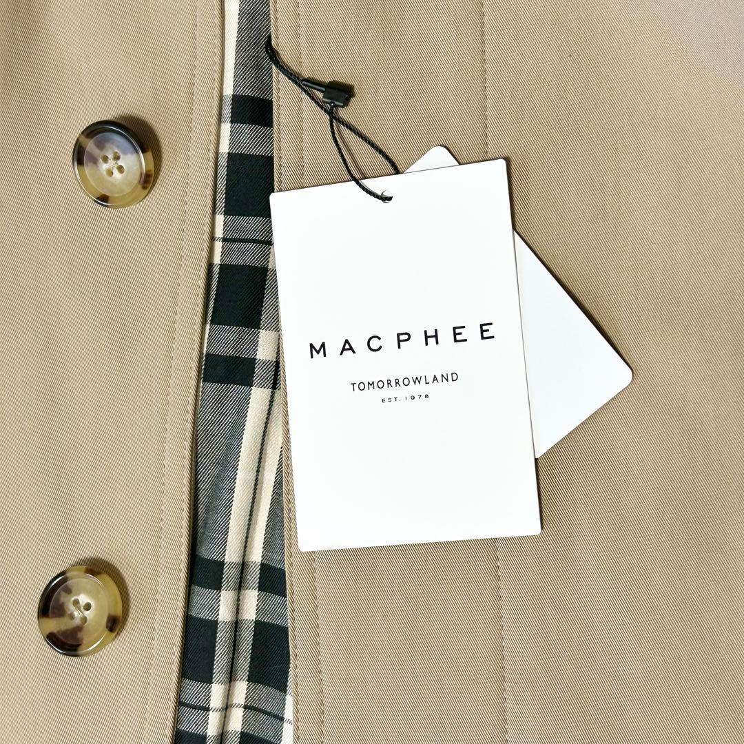 ✨タグ付き✨トゥモローランド マカフィー シャンブレーツイル ステンカラーコート ✨タグ付き✨トゥモローランド マカフィー シャンブレーツイル ステンカラーコート