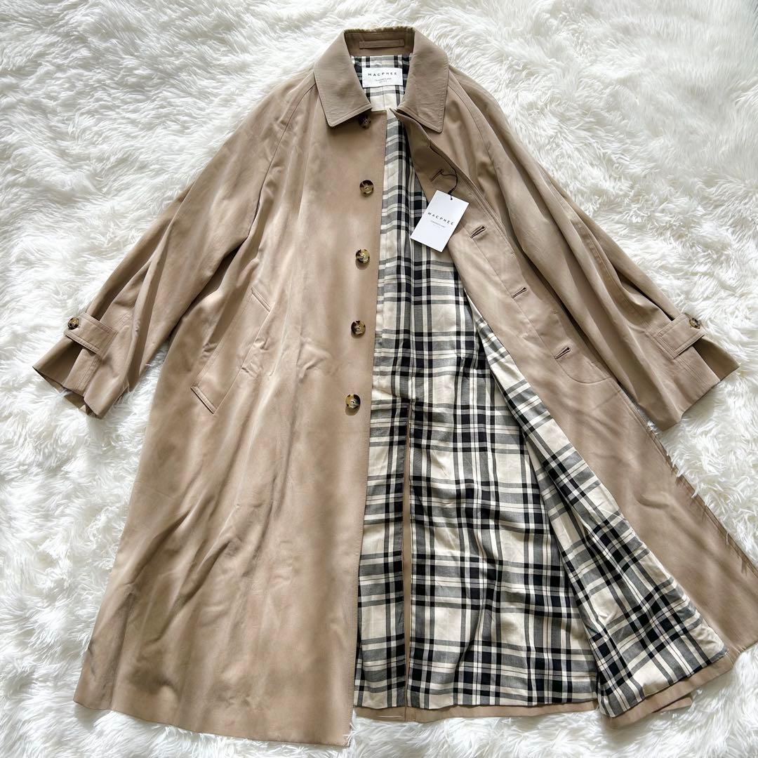 ✨タグ付き✨トゥモローランド マカフィー シャンブレーツイル ステンカラーコート ✨タグ付き✨トゥモローランド マカフィー シャンブレーツイル ステンカラーコート