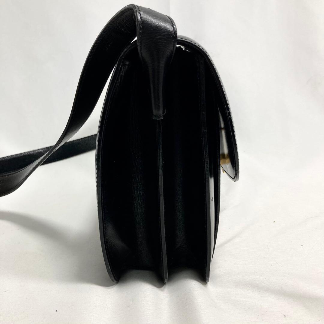 セリーヌ オールド ガンチーニ 金具 ショルダー バッグ 大容量 多機能 セリーヌ オールド ガンチーニ 金具 ショルダー バッグ 大容量 多機能