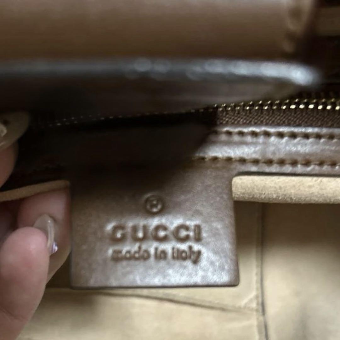 Gucci GGパターン バッグ ベージュ ブラウン