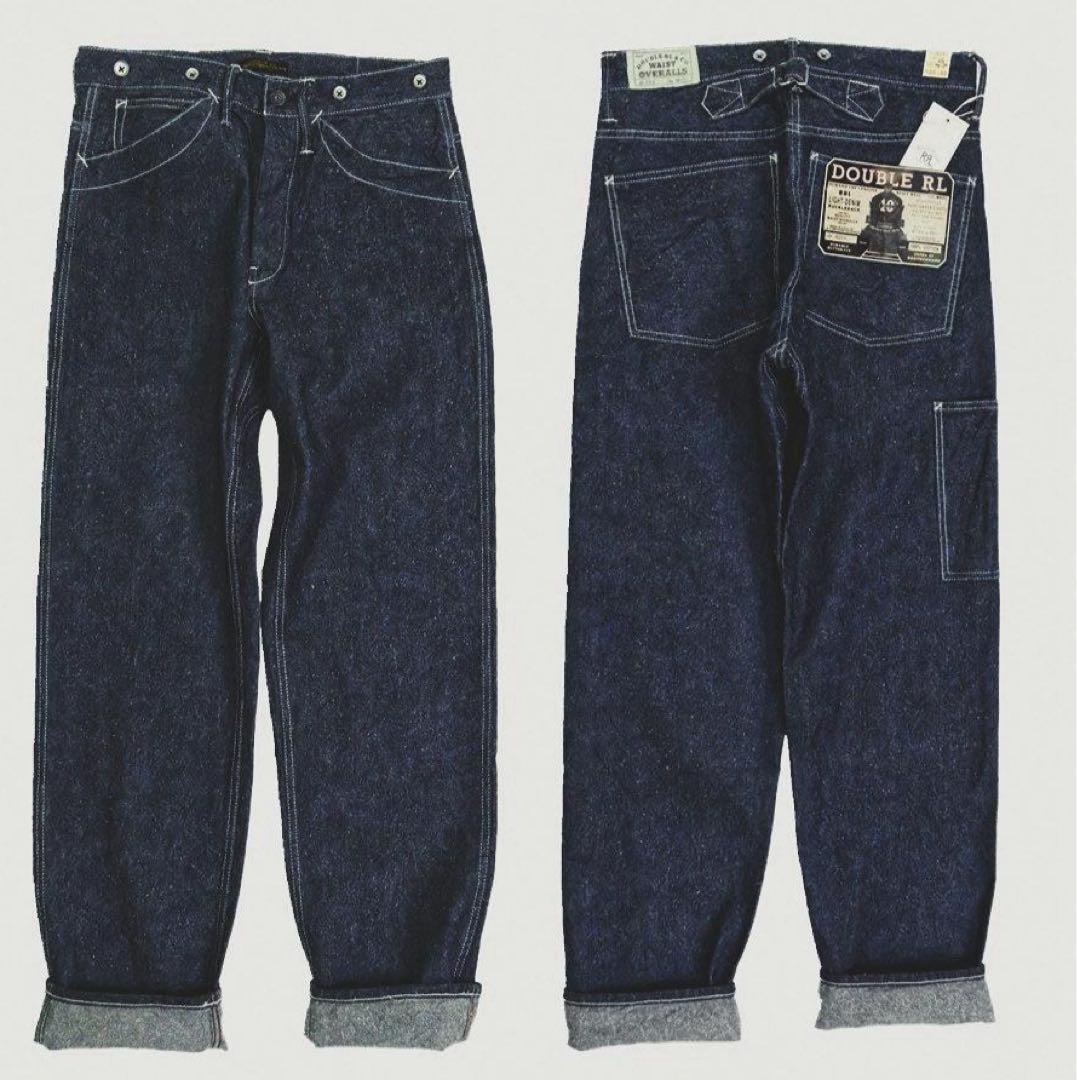 RRL LIMITED WAIST OVERALL BACK JEANS