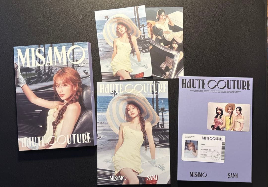 MISAMO ミサモ HAUTE COUTURE 初回限定メンバーソロ サナ盤 - メルカリ