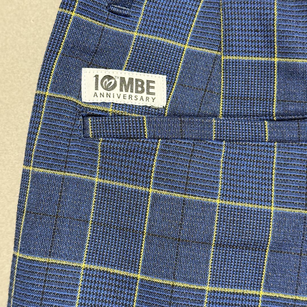 【美品】マスターバニー 10周年 チェック ハーフパンツ サイズ2 ネイビー 美品】マスターバニー 10周年 チェック ハーフパンツ サイズ2