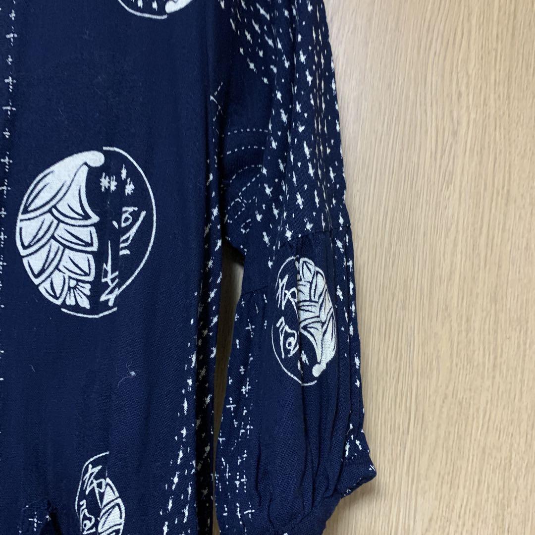 LEONARD FASHION ネイビー花柄五分袖チュニック LEONARD FASHION ネイビー花柄五分袖チュニック - メルカリ