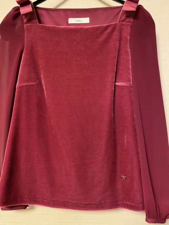 Miss ベロア袖シフォントップス 38号 UyQlr-m56401845451 J 安い超歓迎