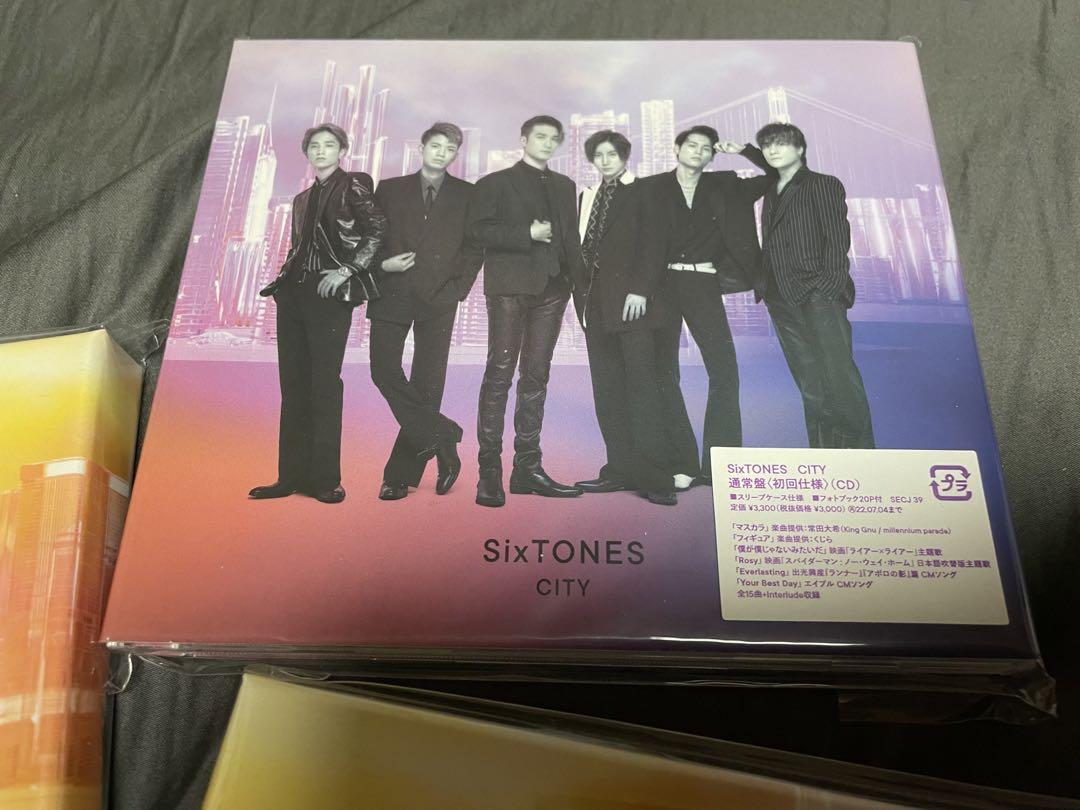 SixTONES - 【SixTONES】2nd アルバム CITY  3形態　3枚　新品未開封 SixTONES 2ndアルバム CITY 3形態