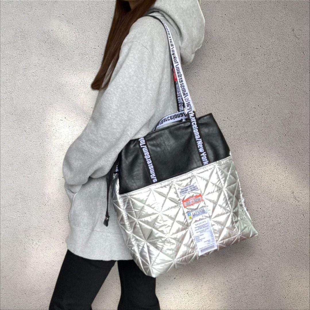 BIGサイズ／2way／triple compartment bag