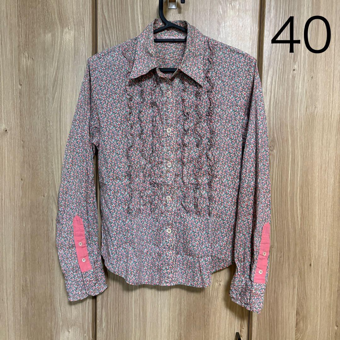 paul smith 花柄ブラウス