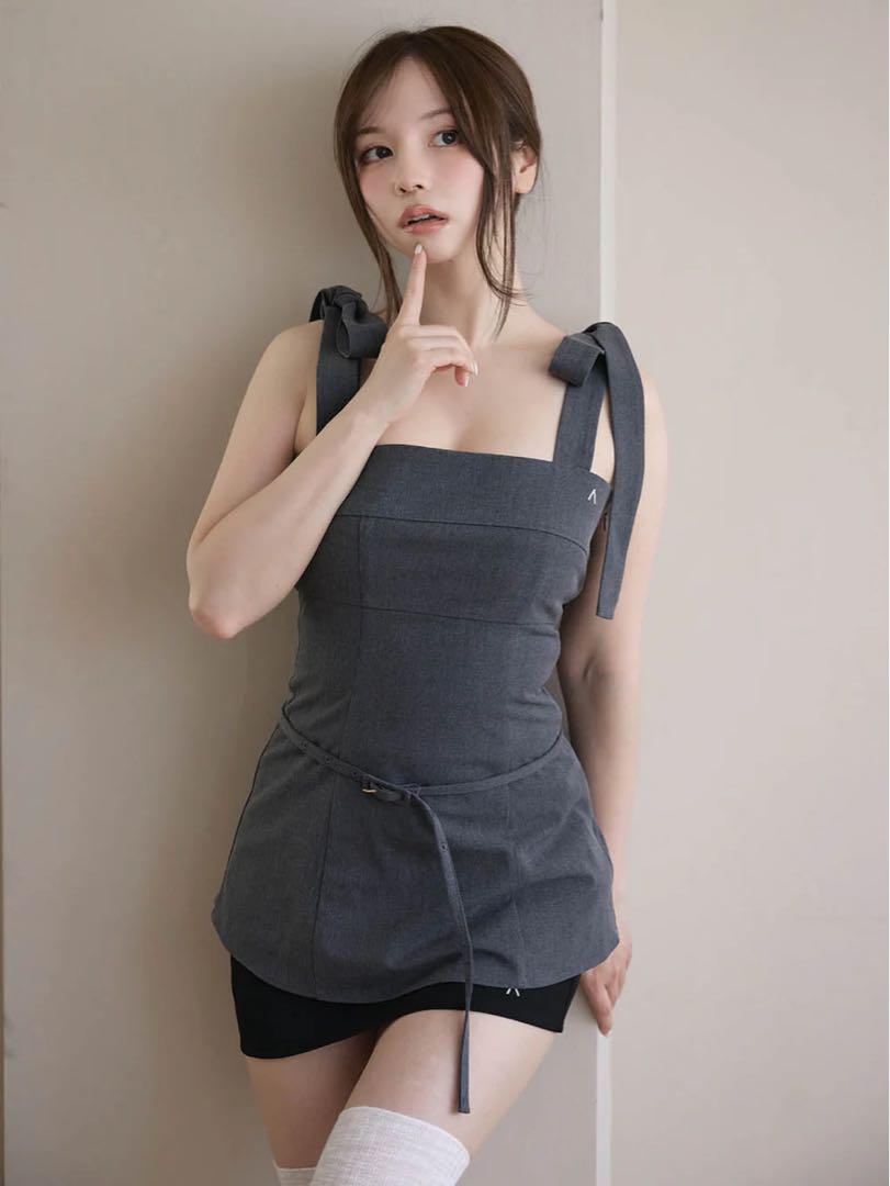 Georgie layered set up grayセットアップ