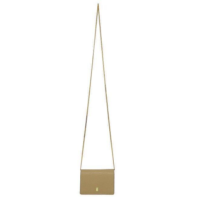アクセント* バーバリー ショルダーウォレット ベージュ TB JV0vi-m56407528308 二つ折り 財布 チェーン ↁもプロフィ