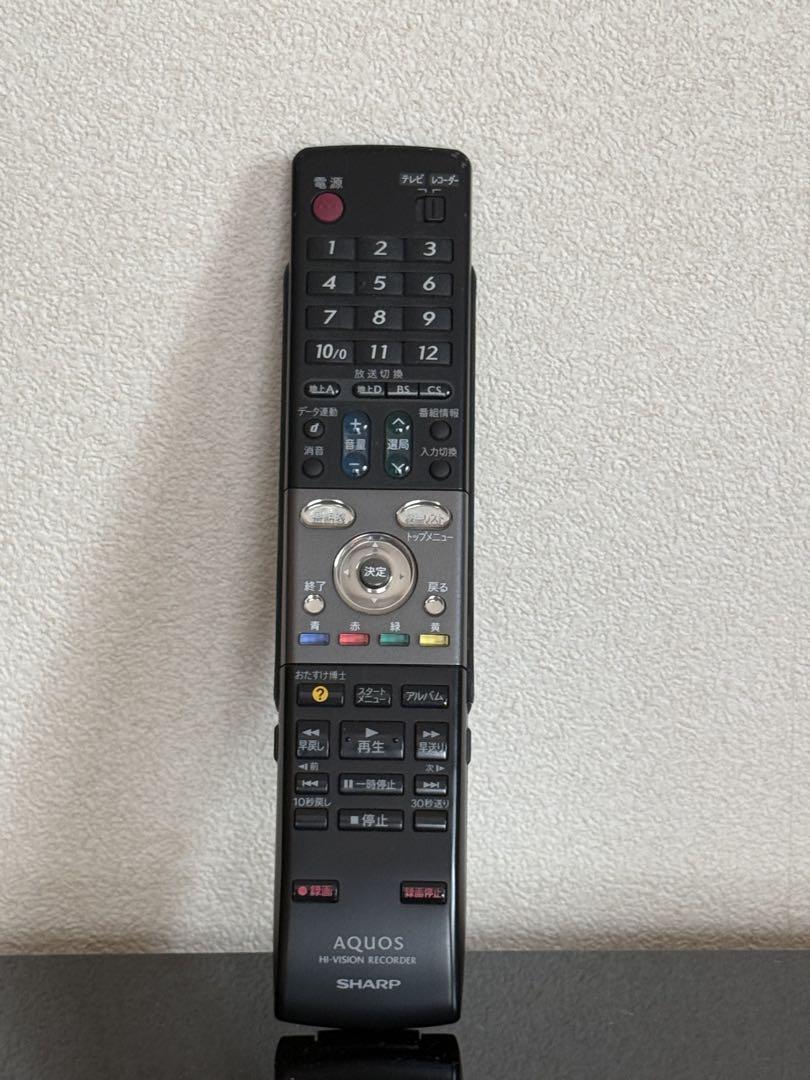 シャープ　AQUOSレコーダー