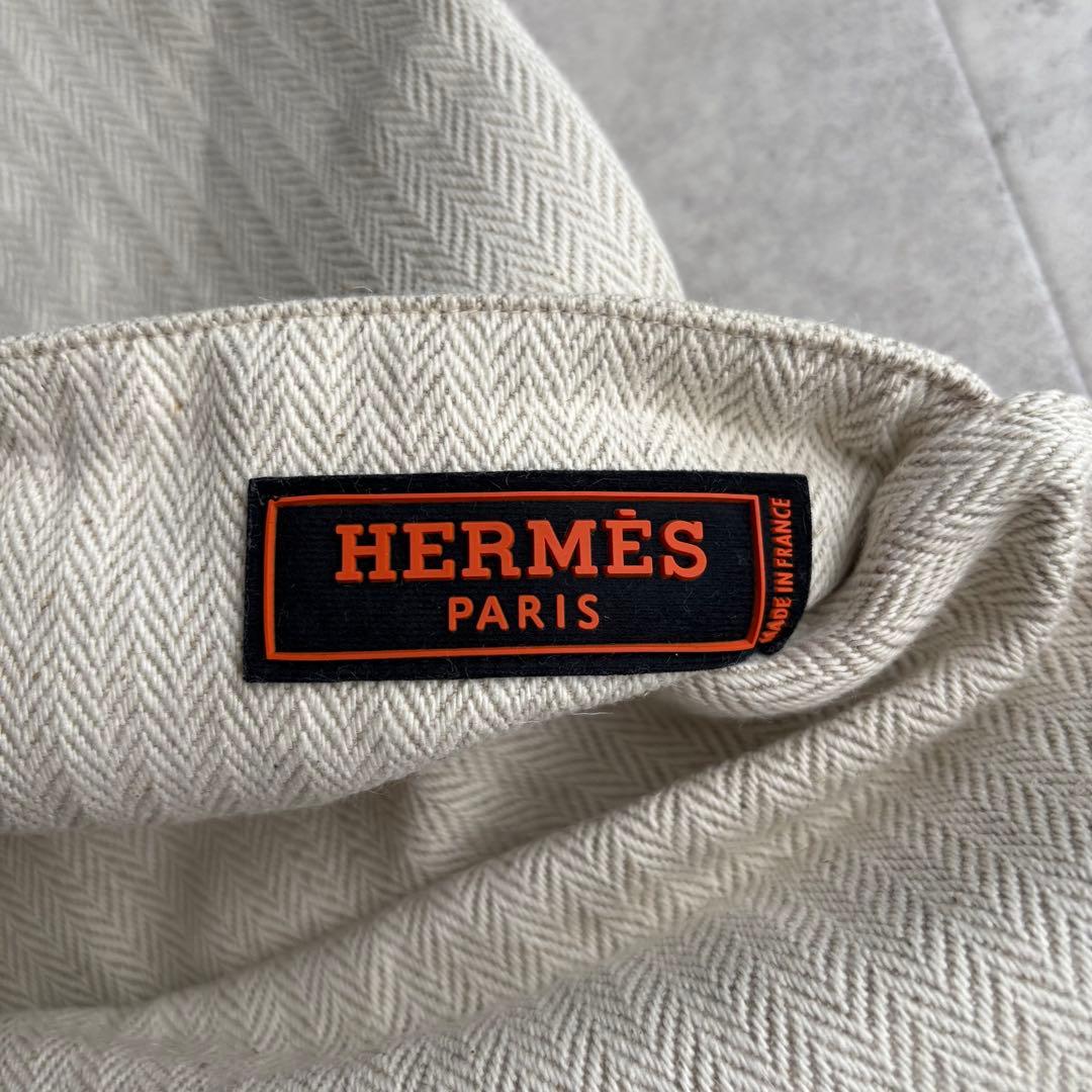 HERMES エルメス アイボリー ハンドバッグ HERMES エルメス アイボリー ハンドバッグ