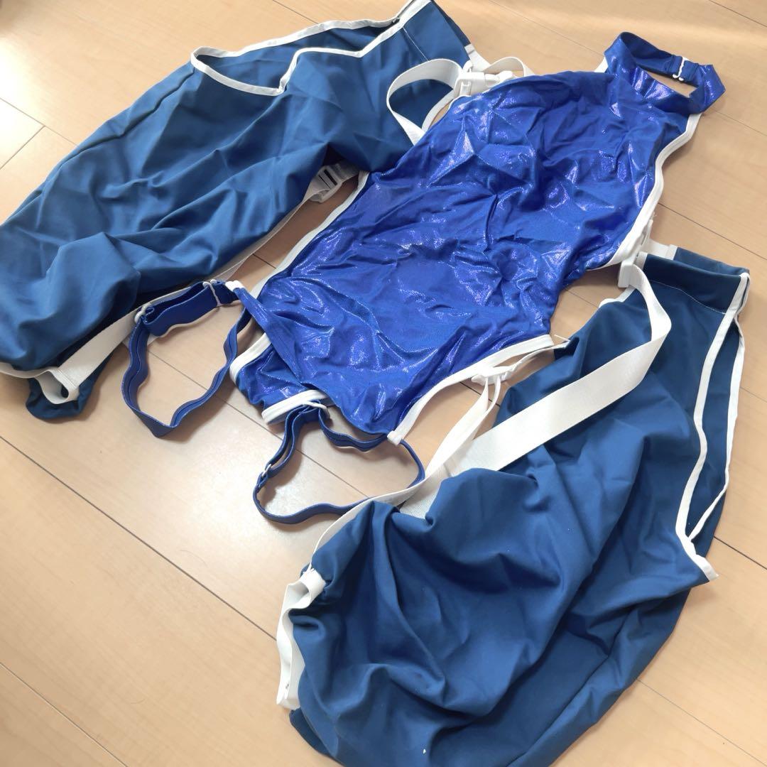 【送料込】M企画 サイバーチャイナ ぶか袖セット コスプレ ブルー