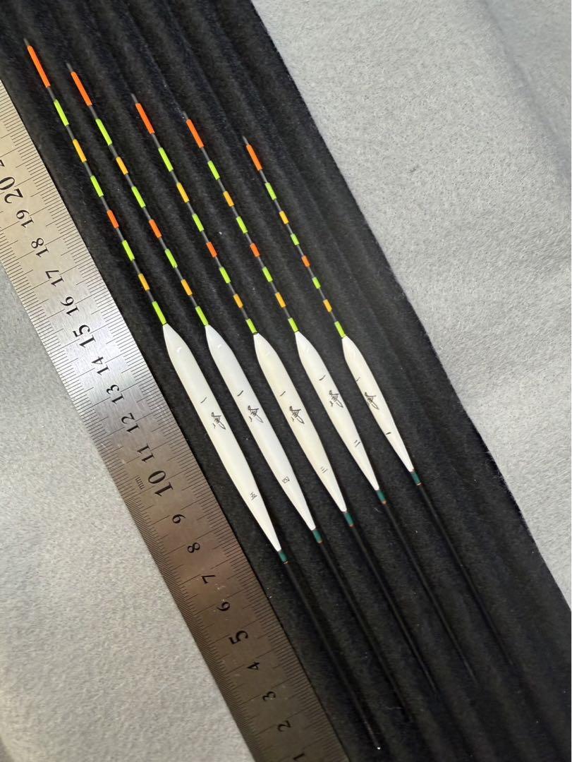 一峰 羽根へら浮き 羽根へらうき パイプトップ 5本セット 新品 へら浮子