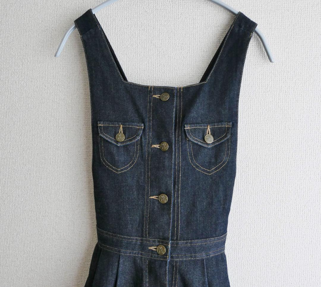 To b. by agnes b. アニエスベー　デニムジャンパースカート