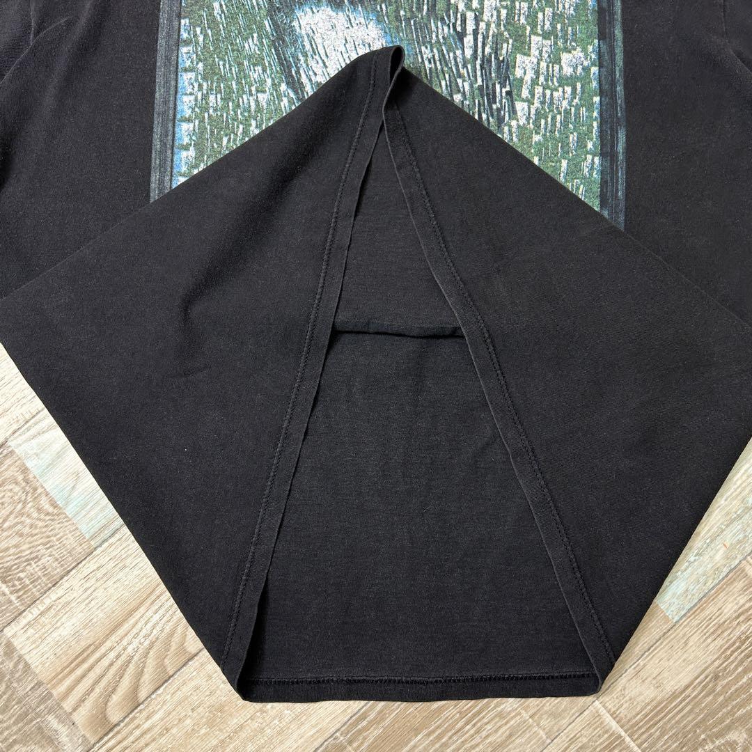 90s USA製 ピーター ガブリエル Tシャツ フェードブラック GEM XL