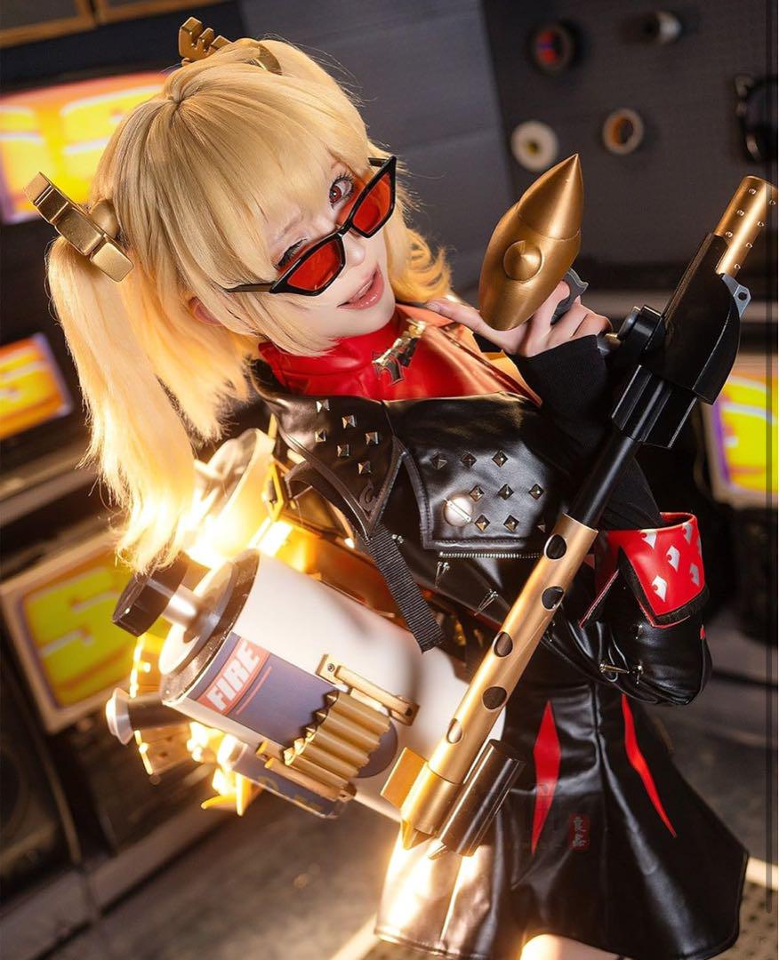 ゼンゼロ バーニス コスプレ衣装+ウィッグ 武器別途 zzzero