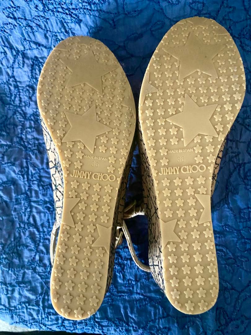 ジミーチュウ　JimmyChoo ウェッジソールサンダル 36 未使用