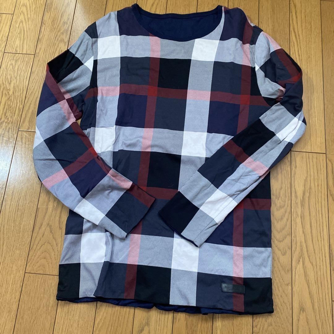 バーバリー ブラックレーベル ロンT（美品 名作 BURBERRY BLACK