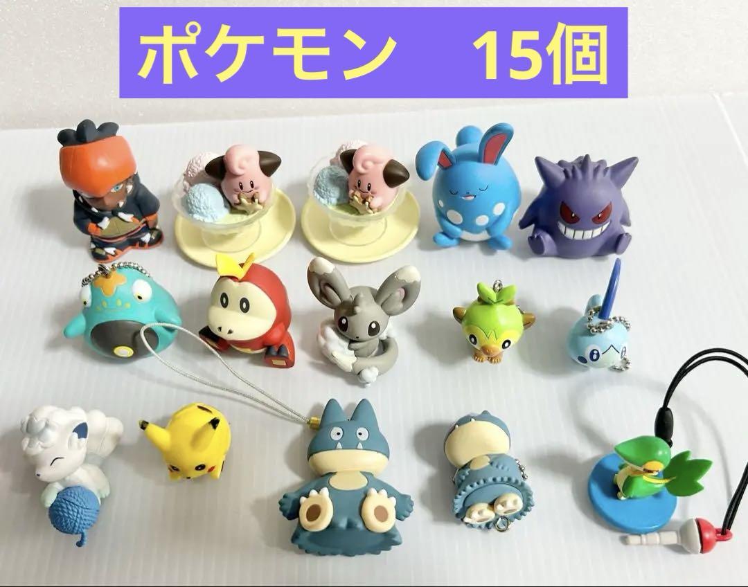 ポケモンミニフィギュア　キーホルダー 匿名配送⚫︎ポケモン ミニフィギュア キーホルダー ストラップ