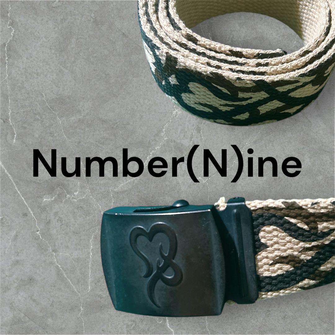 Number(N)ine 2004AW ハートトライバル ベルト ギブ