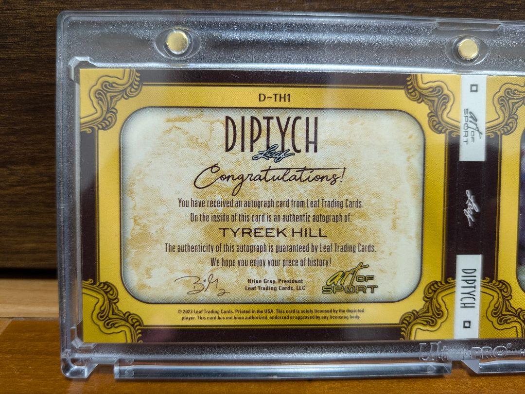 Tyreek Hill タイリーク・ヒル booklet 直筆auto 25シリ Tyreek Hill タイリーク・ヒル booklet 直筆auto 25シリ