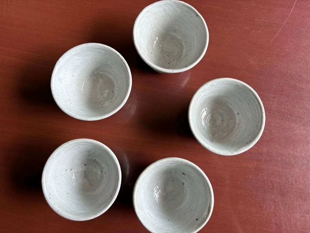 未使用・新品 手作り陶器ボウル 5個セット