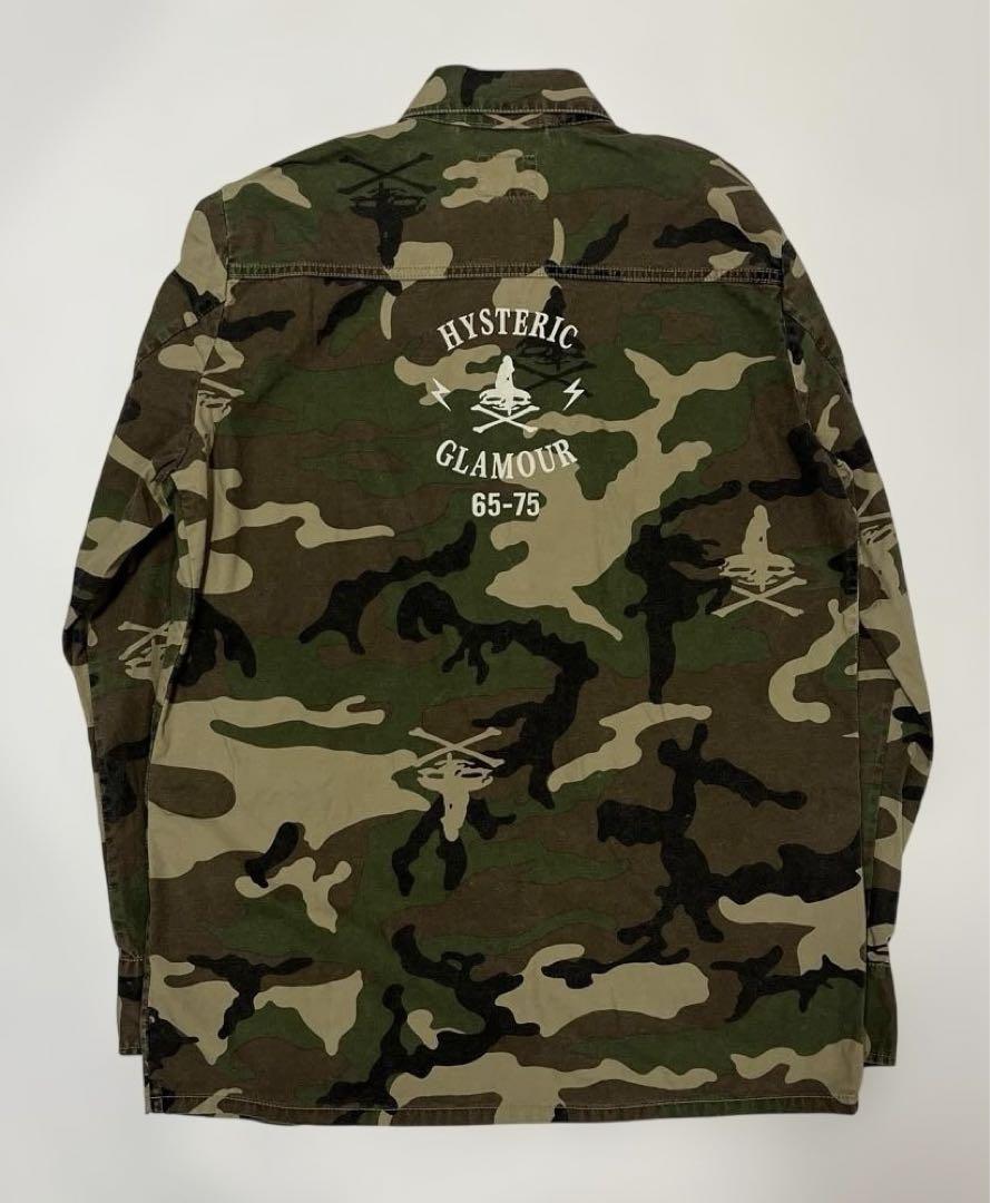 HYSTERIC GLAMOUR 迷彩 シャツジャケット