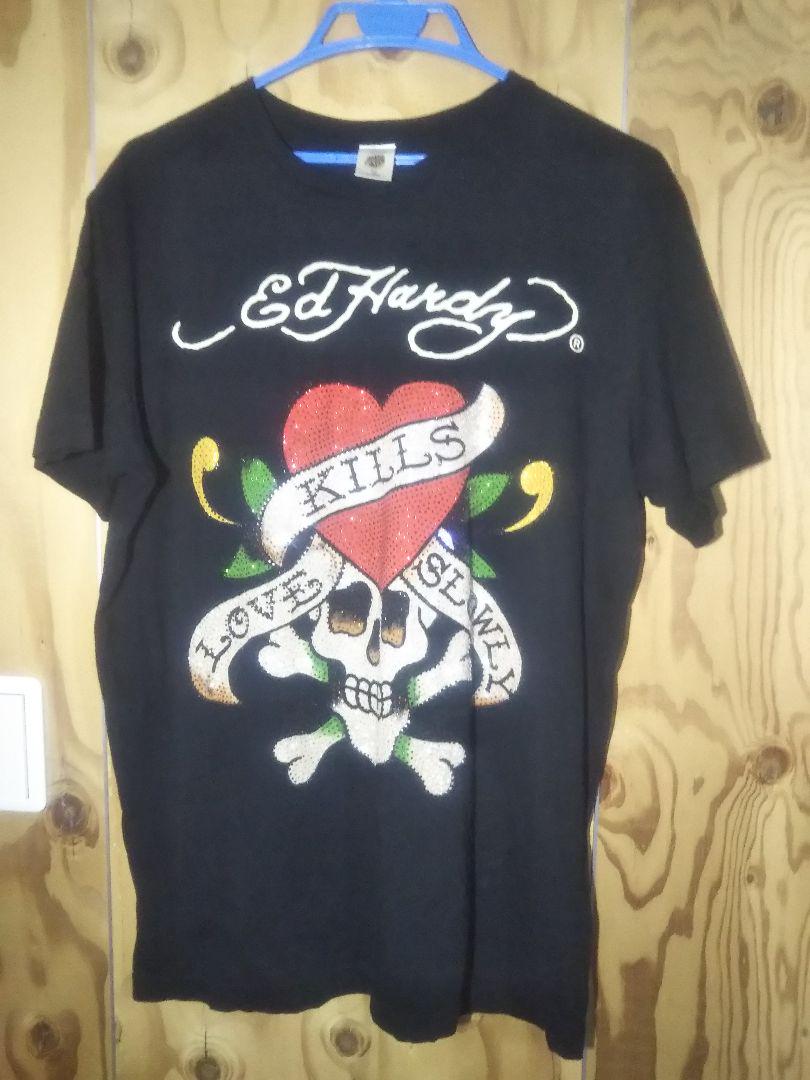 土日セール！Ed Hardy スカル ハート Tシャツ