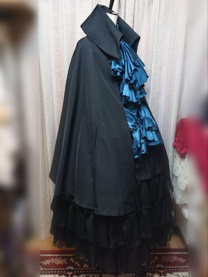 浅*海様 【処分価格☆】アトリエボズ コウモリ ミニ マント ブラック 黒裏地