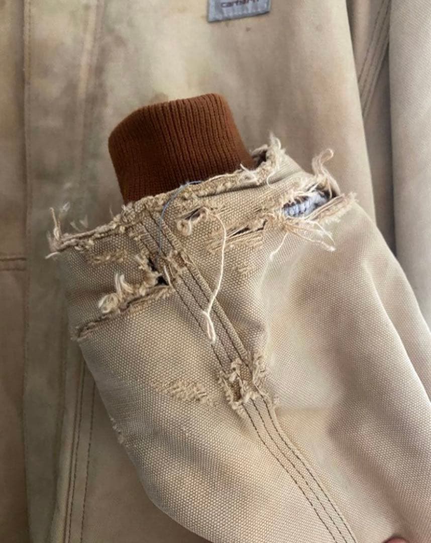 Carhartt トラディショナルジャケット 短丈 ボロ Carhartt トラディショナルジャケット 短丈 ボロ