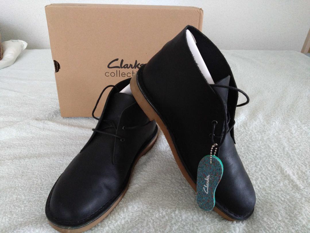 Clarks 黒 チャッカブーツ　ブッシェイカー3 (UK8 1/2)