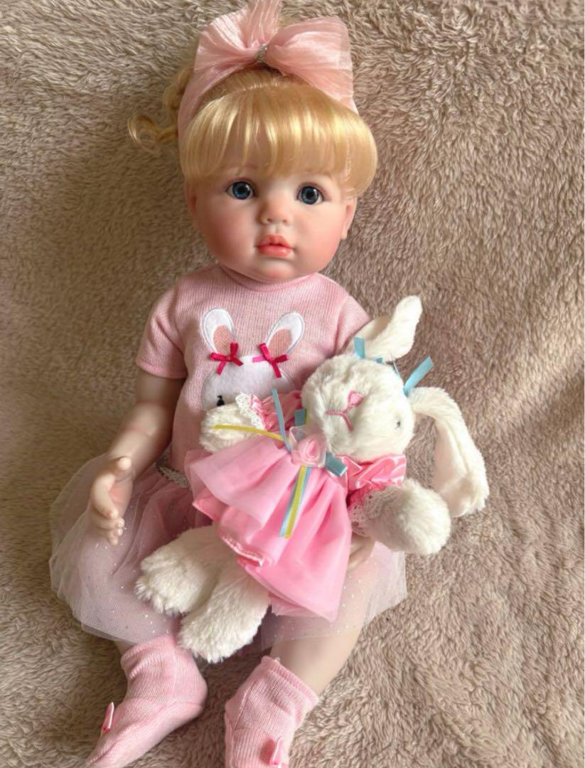 本格派ま！ ❀2日間限定品☆新品☆リボーンドール 55cm 香り付き女の子 人形