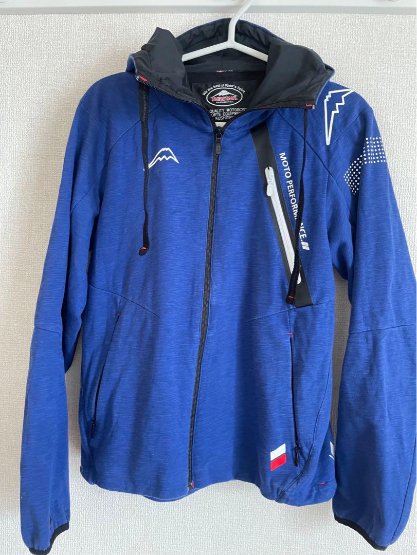 希少！クシタニ　MIDパーカー　ブルー　防風機能