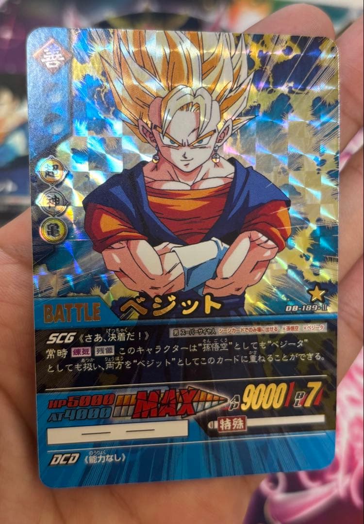 爆レア腕組みベジット(掲載2枚目はおまけ)