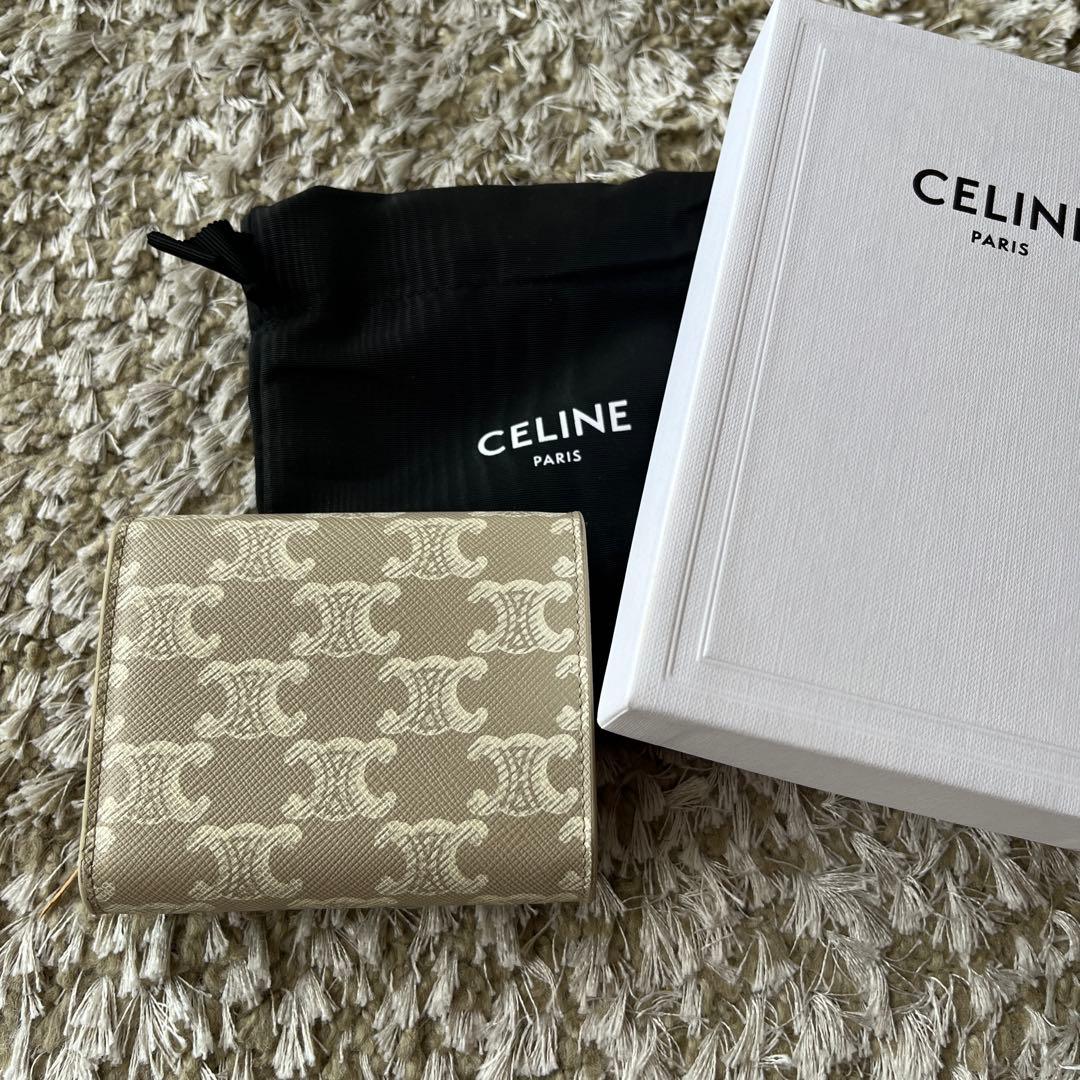 セリーヌ トリオンフキャンバス ウォレット