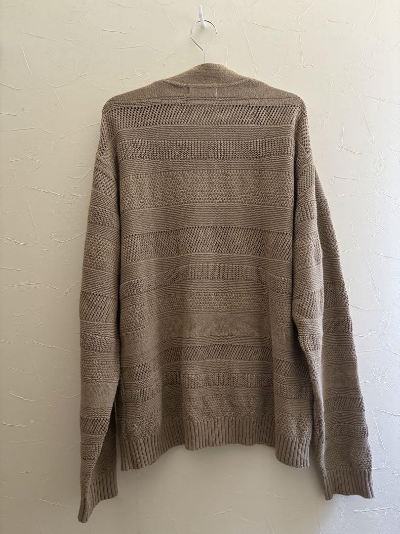 トップス mfpen beige cotton cardigan