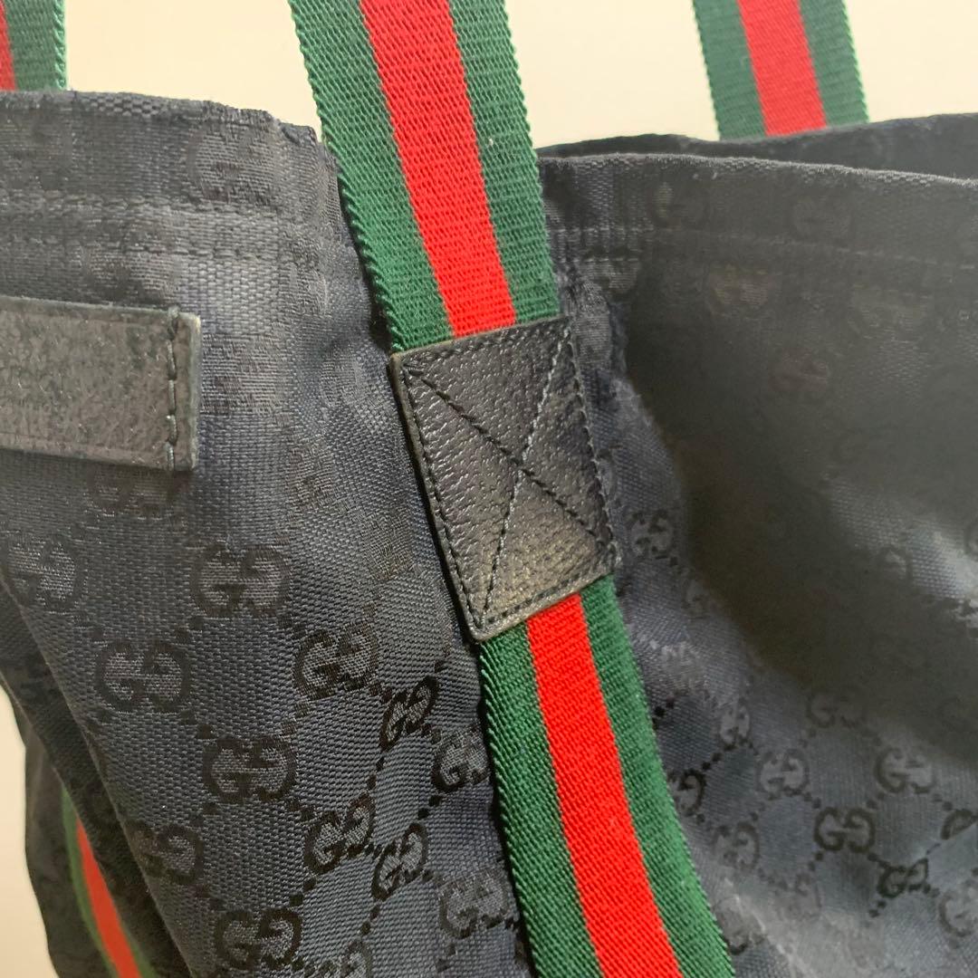 GUCCI ブラック トートバッグ GUCCI ブラック トートバッグ