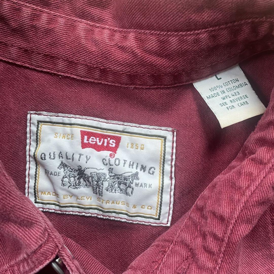 90s Levi's リーバイス　デニムシャツ　長袖　US古着　y2k