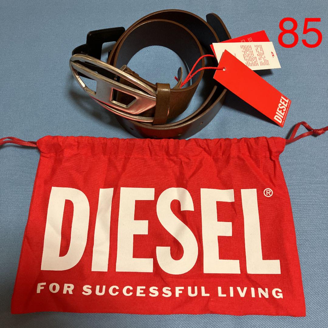6710円 【SALE/99%OFF】 洗練されたデザイン DIESEL Dロゴベルト ブラウン 85 新モデル