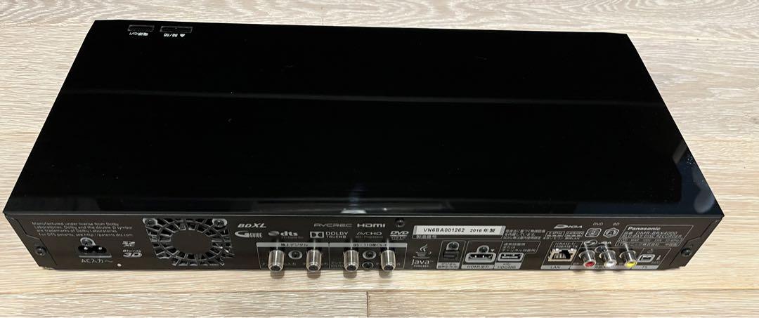 Panasonic ブルーレイ DIGA DMR-BRX4000（Panasonic ブルーレイ