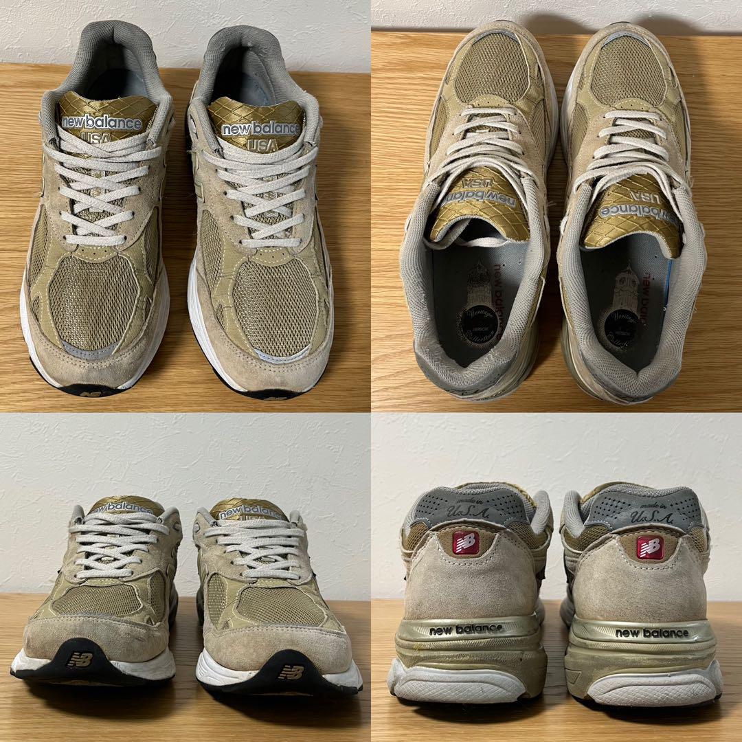New Balance ニューバランス990 V3 スニーカー ベージュ レア