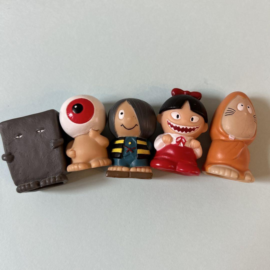 稀少品　レア　ゲゲゲの鬼太郎フィギュア　目玉の親父　ぬりかべ 稀少品 レア ゲゲゲの鬼太郎フィギュア 目玉の親父 ぬりかべ