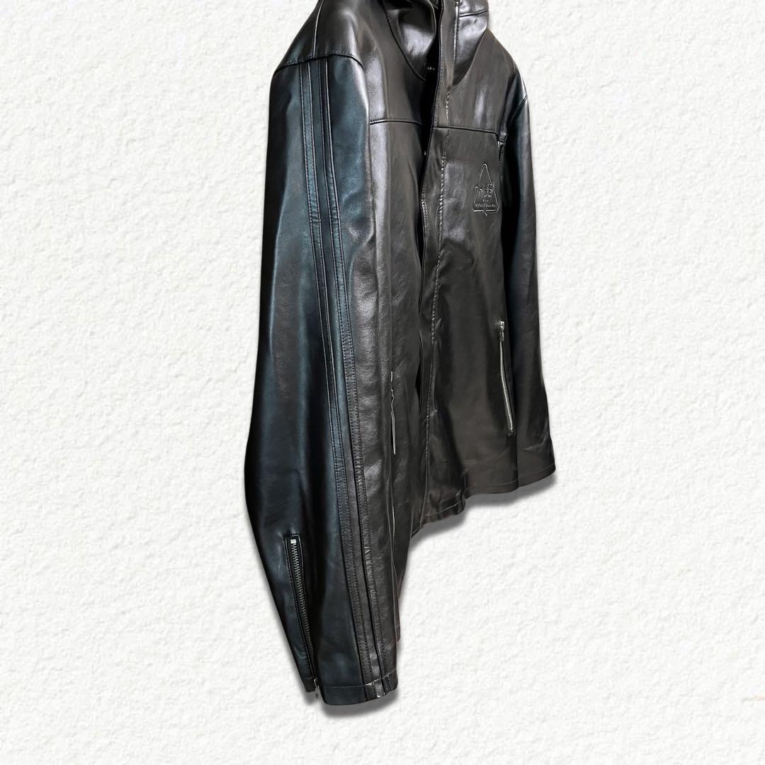 極美品 hide×glamb ライン レザージャケット グラム xjapan M