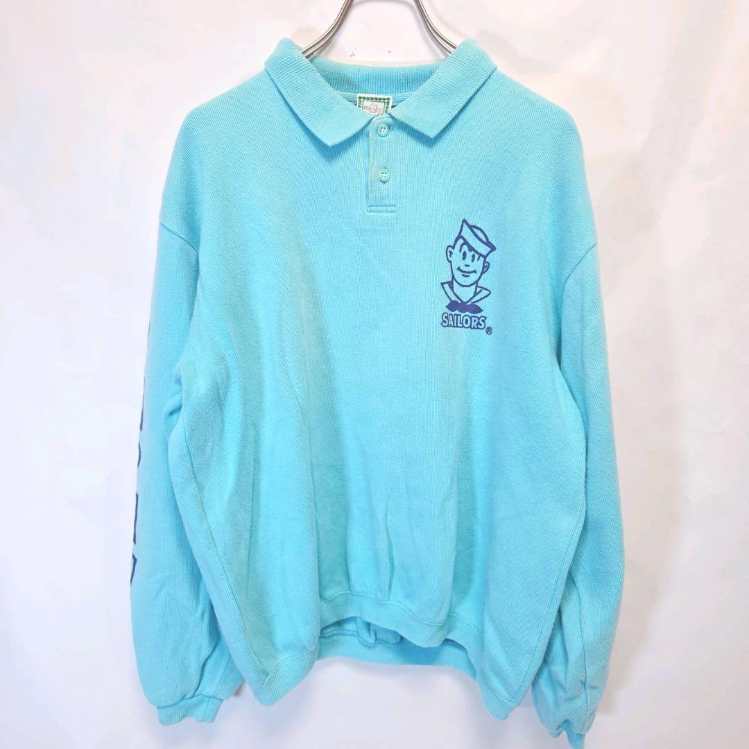 長袖ポロシャツM