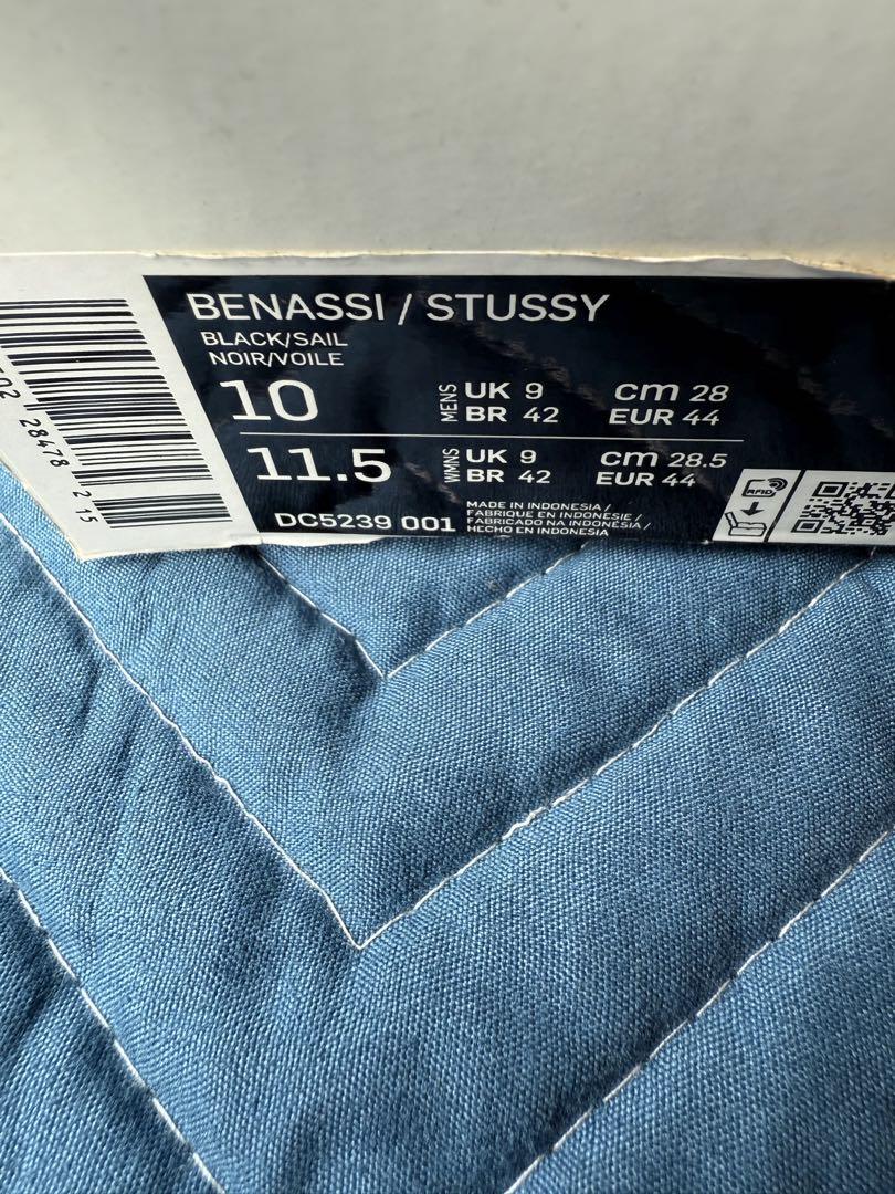 STUSSY ステューシー x NIKE ナイキ ベナッシ スライド 28cm